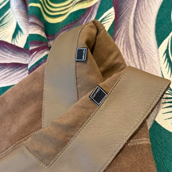 👢 incredible 00s ‘DOLCE VITA’ tan SUEDE over the knee boots | est sz W 7.5 👢 - Picture 9 of 15